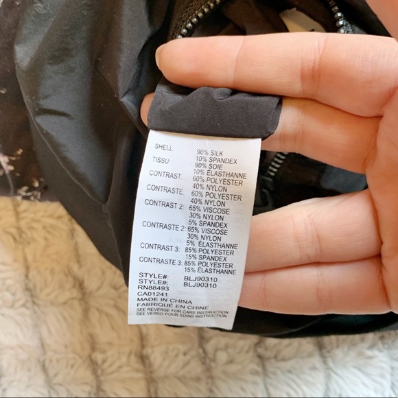 Blanc Noir Reversible Bomber Jacket - Picture 6 of 7